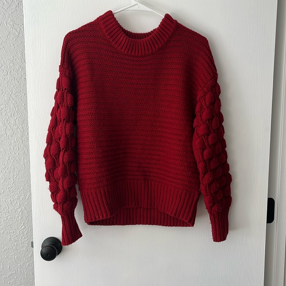 Elodie Bubble Sleeve Sweater